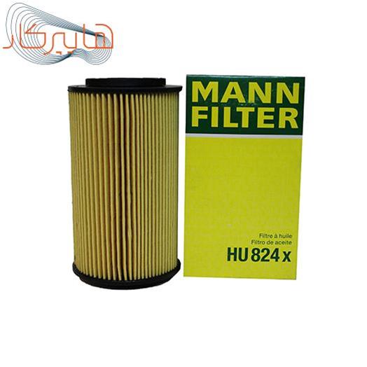 فیلتر روغن MANN مناسب خودرو کیا KIA و هیوندایی HYUNDAI سوناتا NF-آزرا گرنجور-اپیروس 3800 سی سی 6 سیلندر با کد فنی 26320-3C100