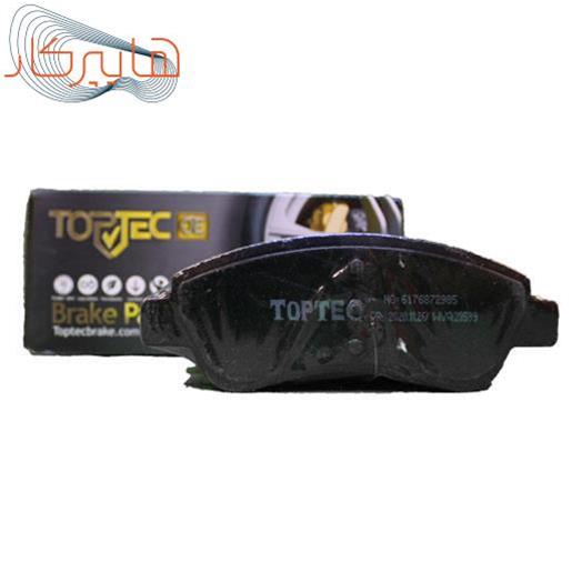 لنت ترمز TOPTEC جلو دیسکی مناسب خودرو 207و206 تیپ 5 فرانسوی تا سال 92