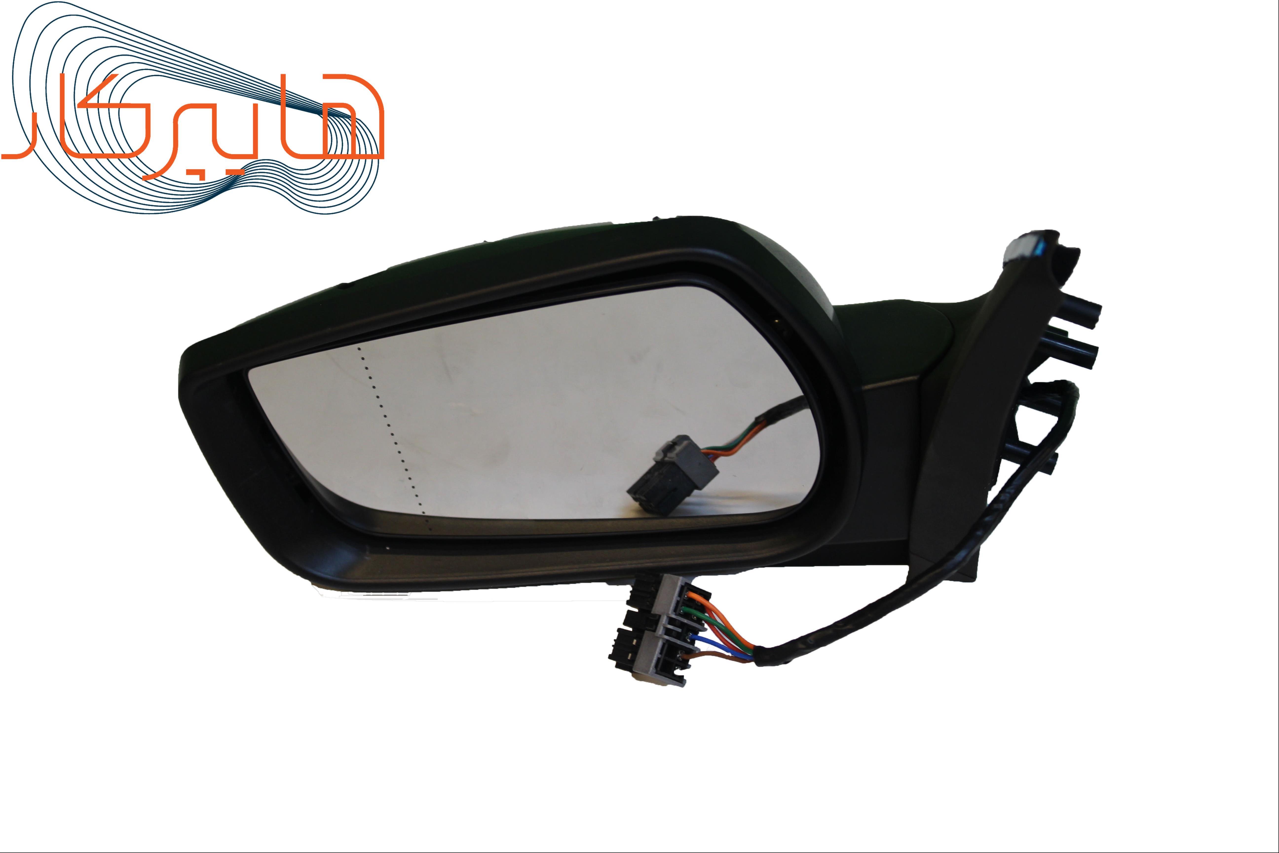 آینه جانبی سنجش راهنما دار سوکت جدید برقی چپ مشکی مناسب خودرو  پژو پارس سال