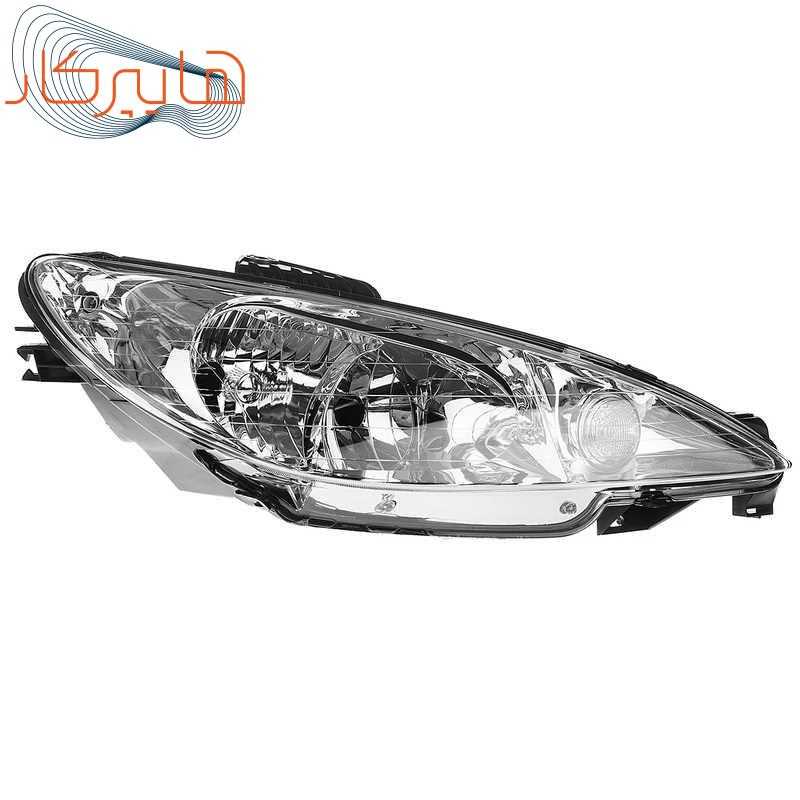 چراغ مدرن جلو راست بدون موتور مناسب خودرو پژو 206