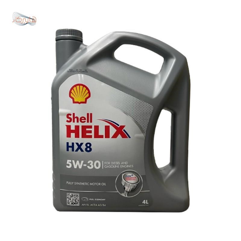 هایپرکار | مشخصات، قیمت و خرید روغن موتور SHELL HELIX HX8 5W30 SL چهار ...