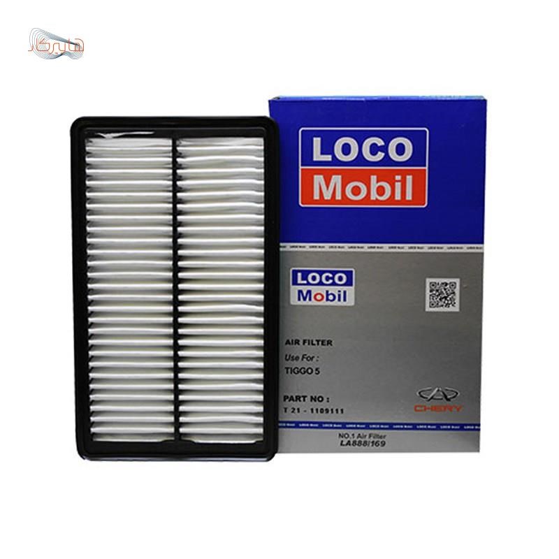 فیلتر هوا LOCO MOBIL نمدی ( طرح اصلی فابریکی ) مناسب خودرو تیگو  CHERY TIGGO 5 با کد فنی T21- 1109111