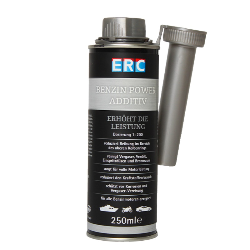 مکمل سوخت ERC مدل BENZIN POWER ADDITIVE- ضریب 1:200 ساخت آلمان 250 میلی لیتری